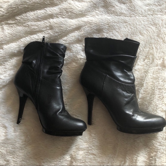 INC leather Heeled Booties - Picture 1 of 5